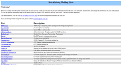 Desktop Screenshot of lists.iclei.org